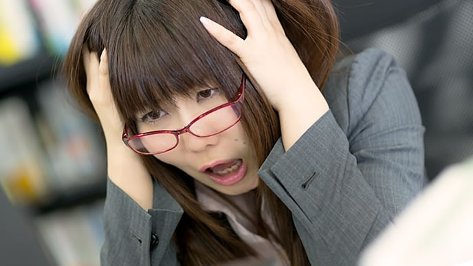 ミスをした女性社員