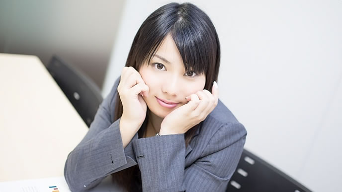 表情豊かな女性