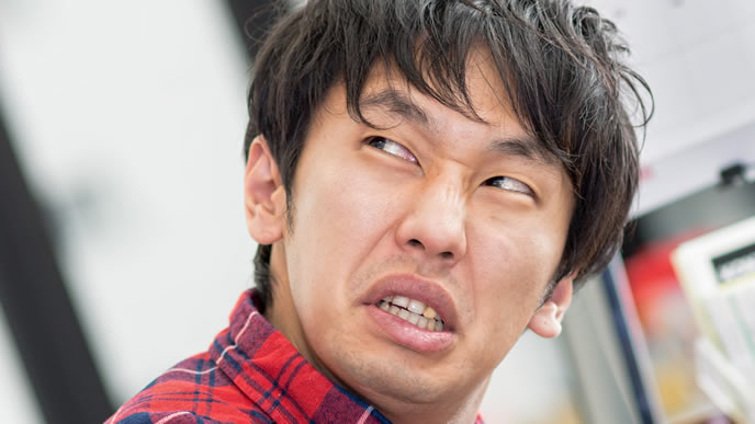 やり直しに不服な男性