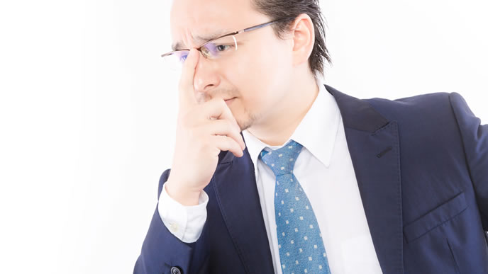 興味津々な男性