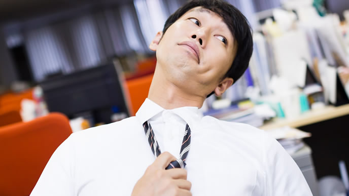 退職届を提出してスッキリした男性