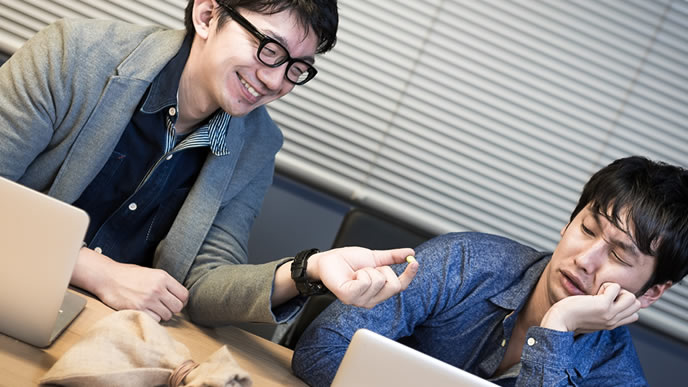 無駄な残業をしている社員