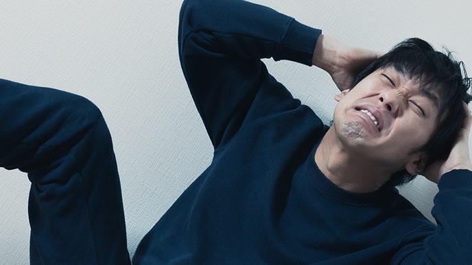 スネップに悩む男性