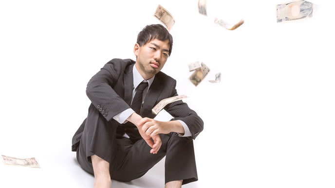 お金がないブラック企業の社員