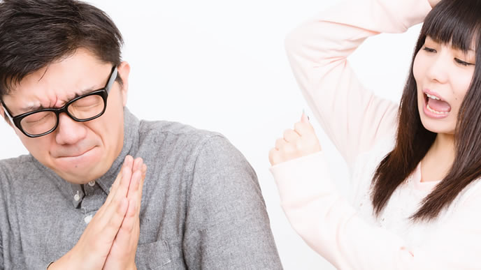 喧嘩中のラブラブカップル