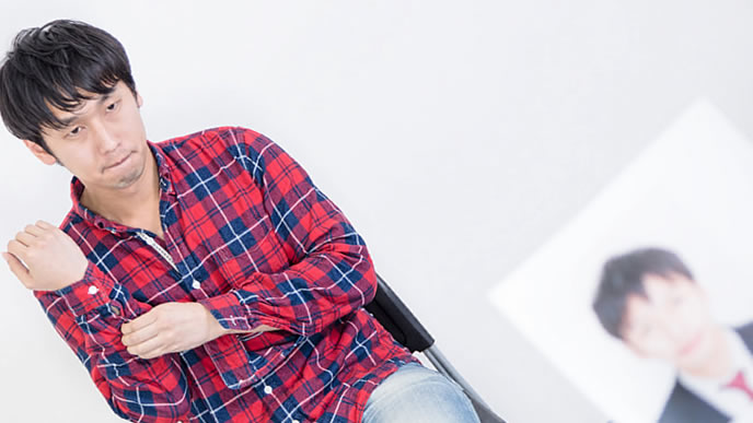 服装を間違えてしまった就活生