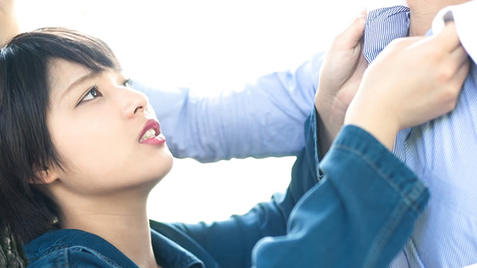 彼氏の態度にブチ切れた女性