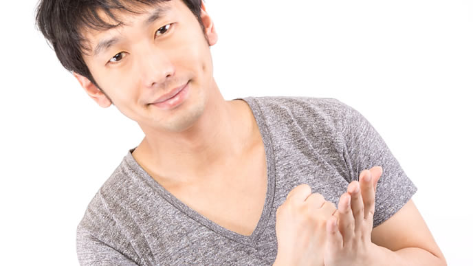 履歴書の書き方に納得した男性