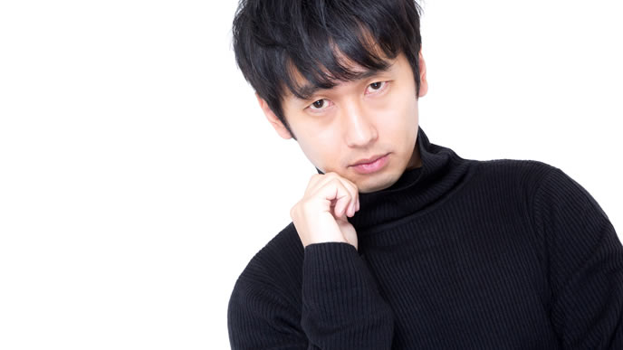 転職を心に決めた男性
