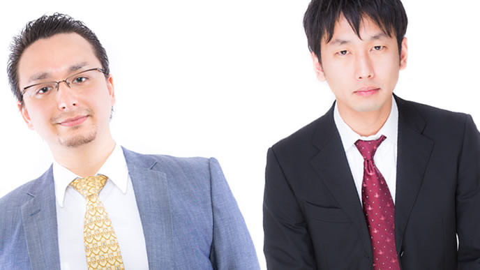 状況を確認されられる上司と部下