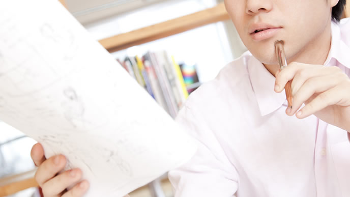 仕事についての悩みを抱える男性