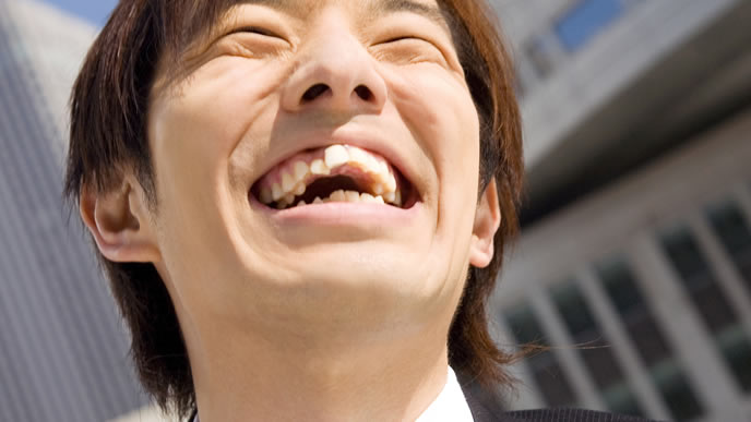 営業が天職の男性社員