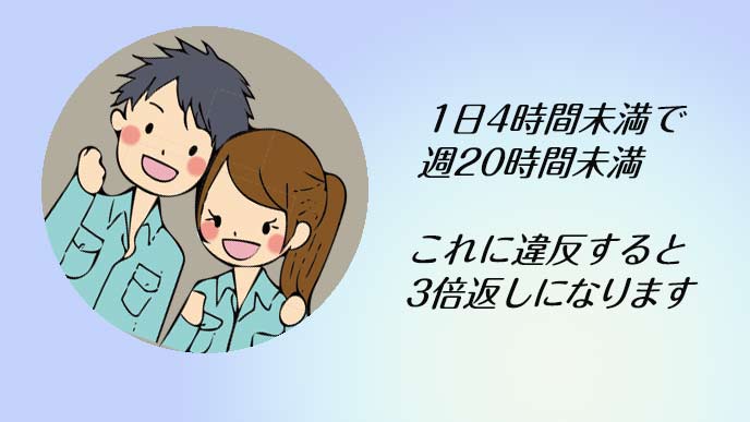 失業保険受給中の注意点