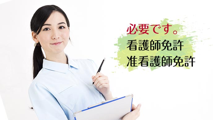 看護師免許が必要
