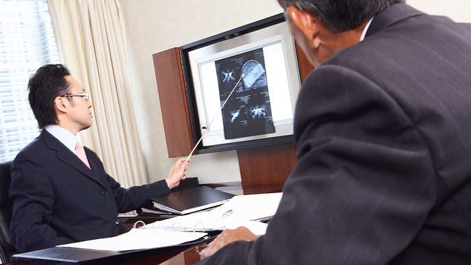 企業に勧告をする産業医