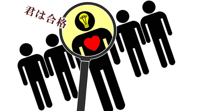 拡大鏡で人物を判定する