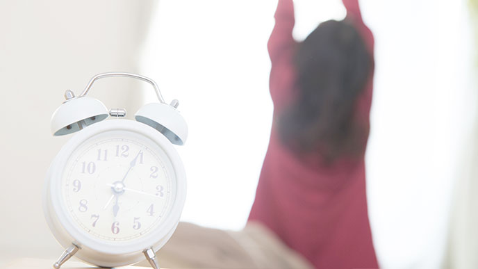 早起きをする人