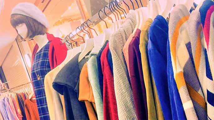 レディース物のアパレルセール品