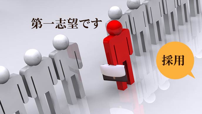 面接では「第一志望です」とハッキリ伝えよう 履歴書Do