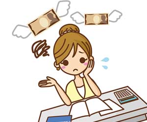 支払いで家計が大変