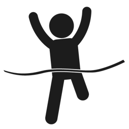 先頭を走る人のイメージ