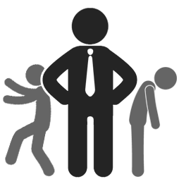 泰然自若な人のイメージ