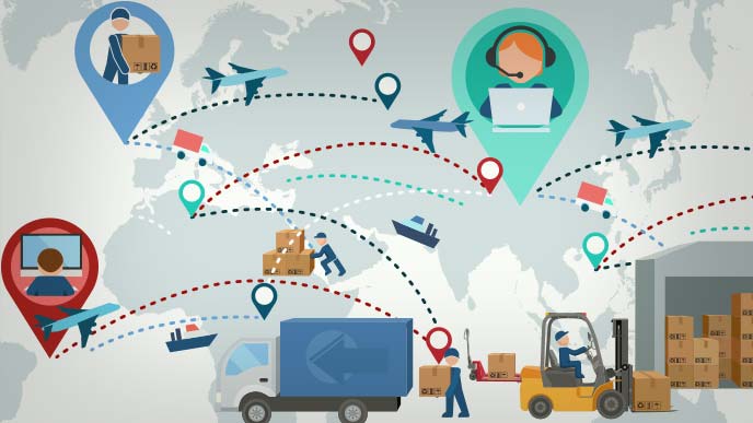 部門ごとによる物流業の違い