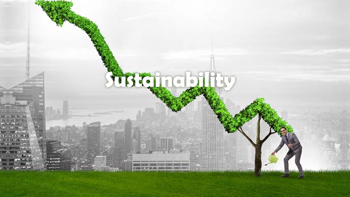 持続可能な成長モデルのイメージ