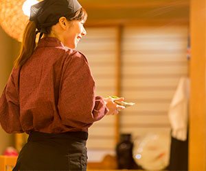 居酒屋の中の風景
