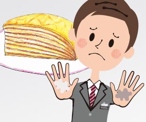 手が汚れる手土産