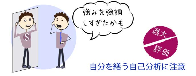 自己分析で自分を繕う男性